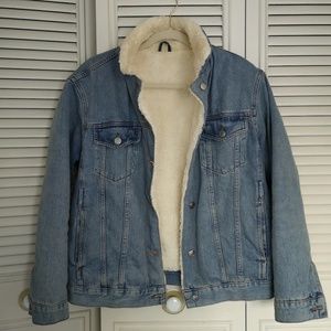 Oversized Topshop Jean Jacket Size M&L